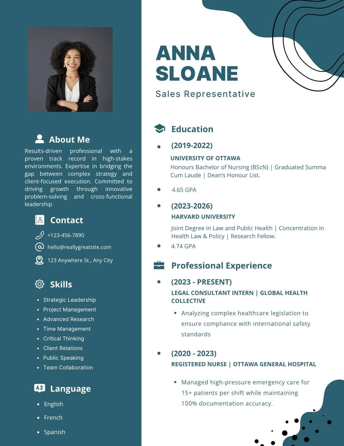 American resume